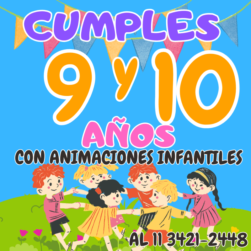 🎉🎈 ¡Hacemos de tu cumpleaños una fiesta divertida! 🎩✨ 📍 Animación infantil en Ciudad Autónoma de Buenos Aires y alrededores  👦👧 ¡Diversión garantizada para todas las edades con nuestras animaciones a domicilio! Te ofrecemos un show dinámico, colorido y lleno de alegría para que los peques vivan un cumpleaños pleno de risas.  🎭 ¿Qué incluye nuestra animación?  🔹 Juegos en ronda para todas las edades 🎶🌀 🔹 Elementos de juego para hacer cada momento más divertido 🏀🎾 🔹 Maquillaje Pinta caritas con diseños coloridos y creativos 🎨✨ 🔹 Música infantil con nuestro parlante 🎵🔊 🔹 Globología 🎈🎭 Entregamos globos con formas a todos los invitados. 🔹 Show de burbujas de todos los tamaños. 🔹 Magia cómica infantil para reír y sorprenderse 🎩🃏 🔹 También si querés podemos animar el momrnto de la torta y piñata. 🔹 Con la reserva te hacemos la invitación para que envíes a tus invitados.  🎂 ¡Reservá ahora tu fecha y asegurá la mejor animación para el cumple de tu peque! Contactanos por WhatsApp 📲 +54 11 3421-2448  📢 Promociones y precios especiales todo el año 2025  #AnimaciónInfantil #CumpleañosInfantil #EventosInfantiles #DiversiónParaNiños #FiestasInfantiles #MagiaInfantil #JuegosParaNiños #EntretenimientoInfantil #ShowDeBurbujas #CiudadDeBuenosAires #CABA