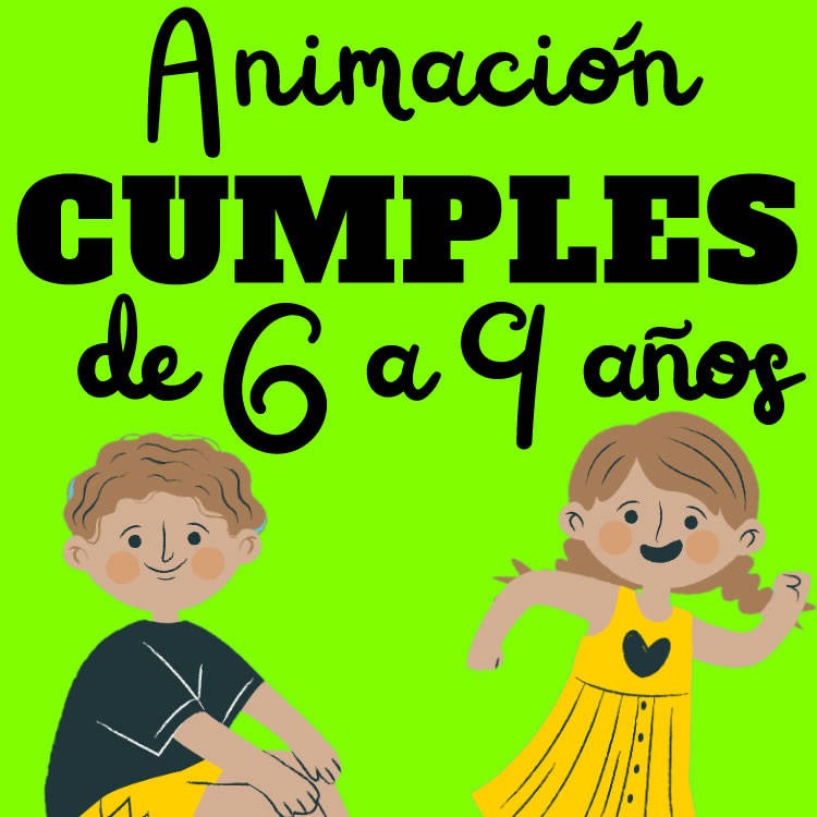 cumpleaños de 6 a 9 años