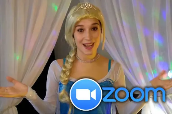 CUMPLEAÑOS FROZEN ELSA ANNA Y FIESTAS INFANTILES POR ZOOM EN ARGENTINA VIDEOLLAMADA
