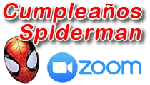 CUMPLEAÑOS SPIDERMAN HOMBRE ARAÑA INFANTILES POR ZOOM VIRTUALES  ZOOMPLEAÑOS SALUDO